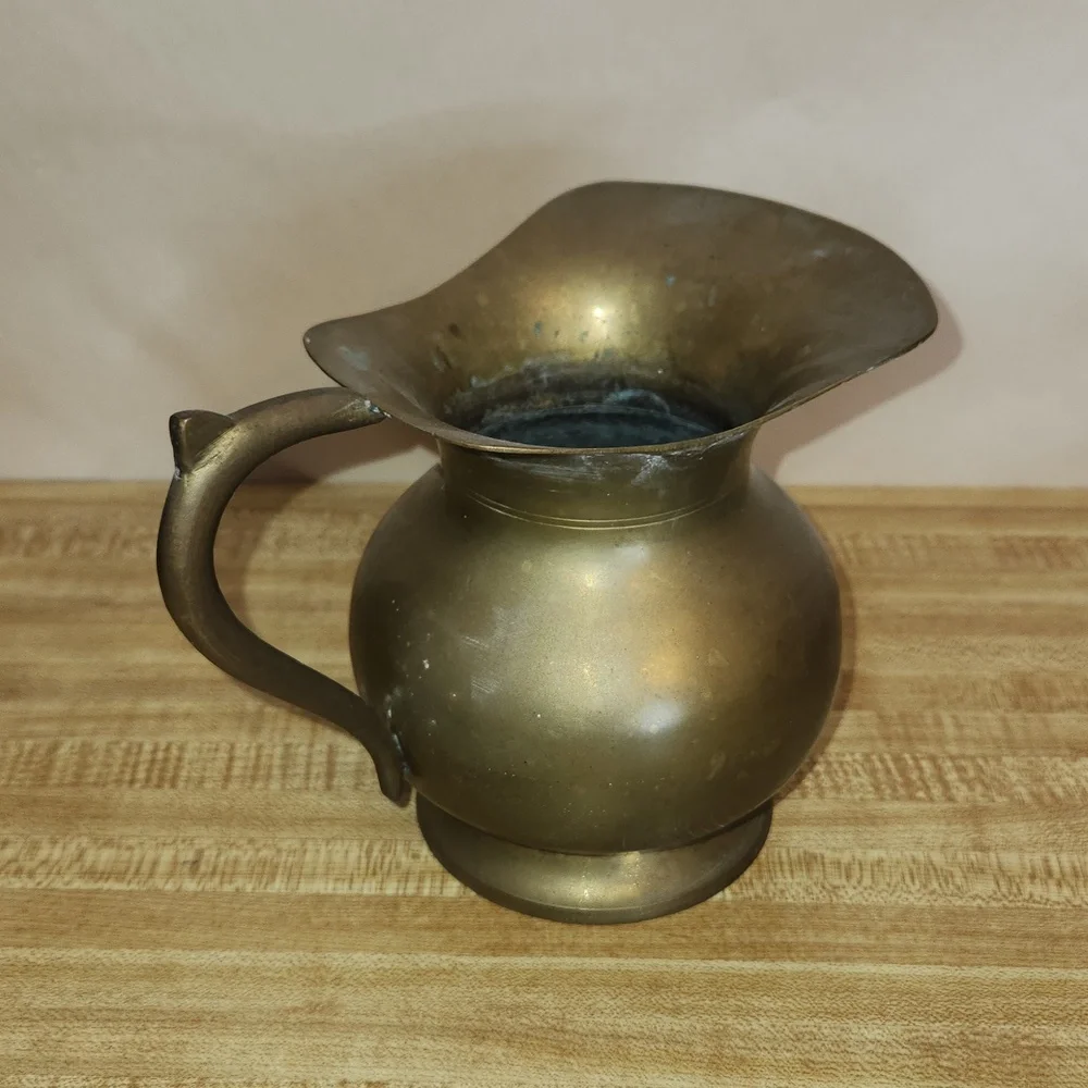 Vintage Brass Pitcher